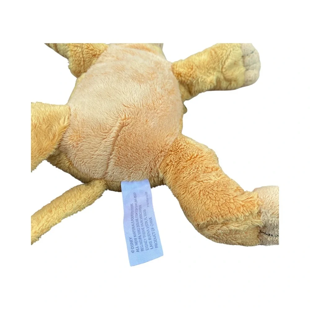 Disney Lion King Simba‎ Plush Set 2 Stuffed Animal Yellow Vintage Toy